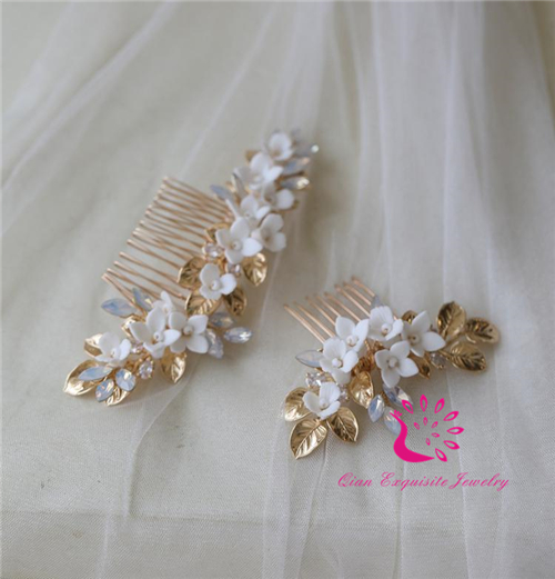 Handmade Bridal Hair Combs set